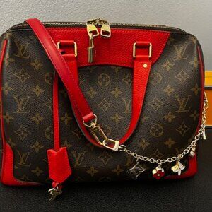 Louis Vuitton Retiro Monogram Coquelicot | Full Set | Strap + Chain Extender